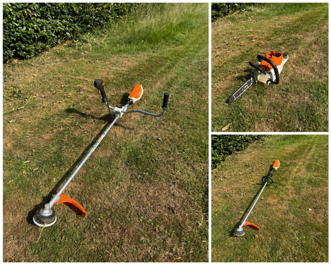 Partij stihl accu machines, Ophalen, Gebruikt, Accu