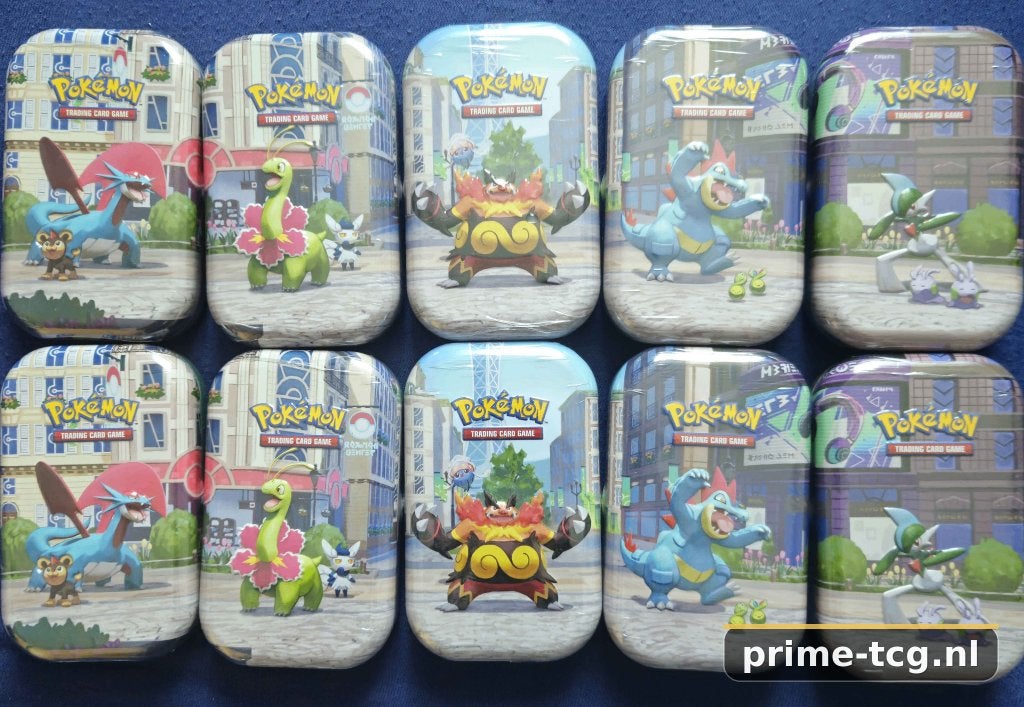 Pokémon Lumiose City Mini Tin Set (5 Tins), Ophalen, Nieuw, Boosterbox, Foil