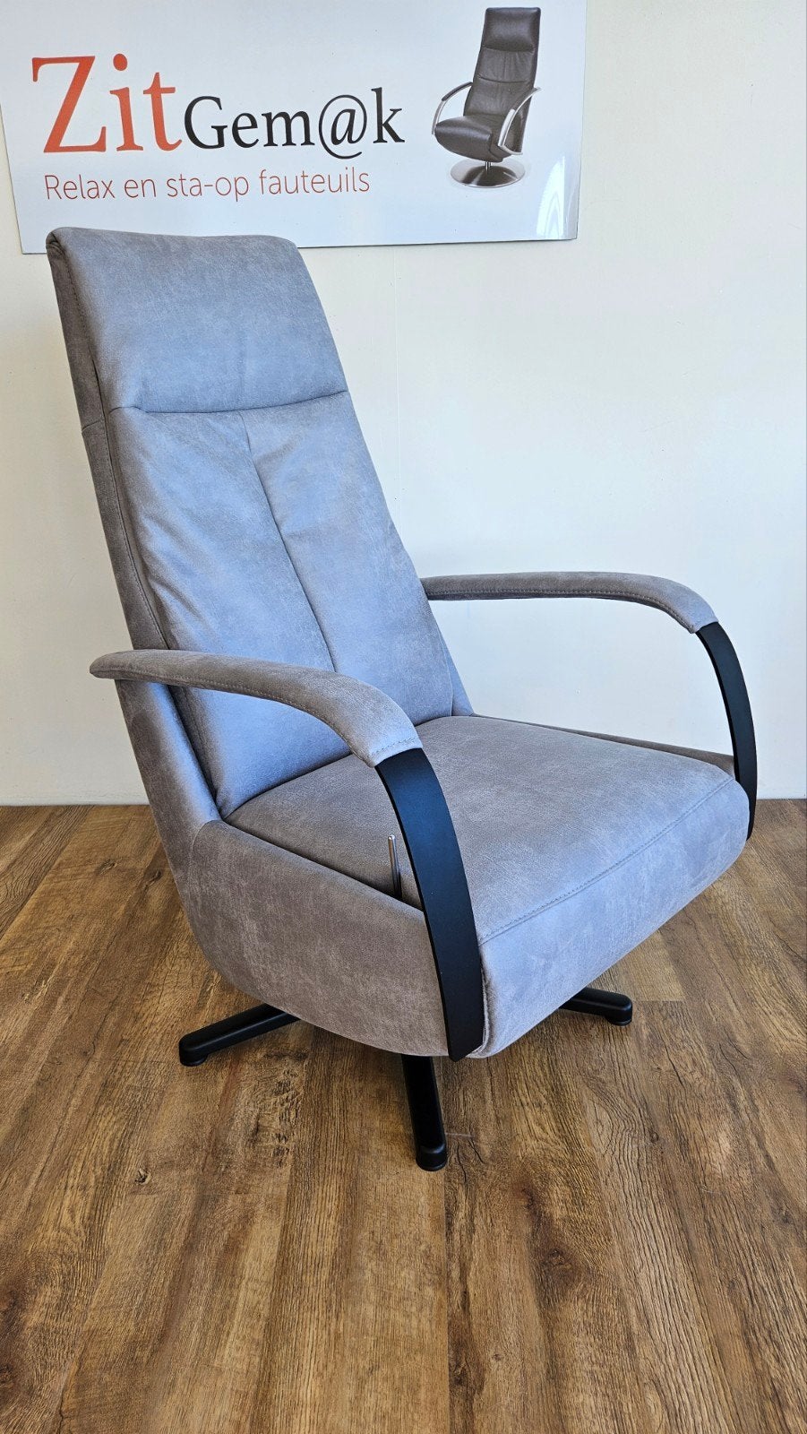 Sta op fauteuil,s en Relaxfauteuils bij Zitgemak in joure, Ophalen of Verzenden, 75 tot 100 cm, 50 tot 75 cm