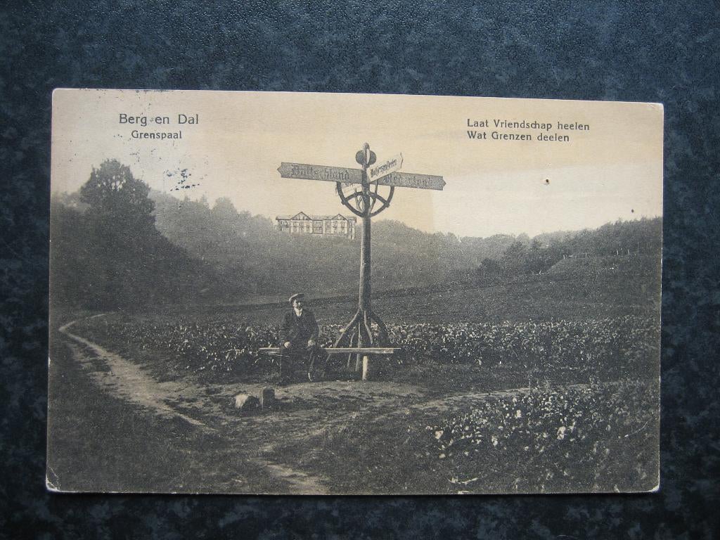 BERG EN DAL Grenspaal D  1913 ?, Ophalen of Verzenden, Voor 1920, Gelderland
