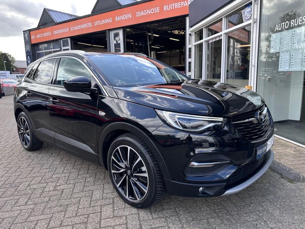 Opel GRANDLAND X 1.6 T HYBRID 300 4X4 ELEGANCE, Auto's, Automaat, Gebruikt, Zwart, Bedrijf