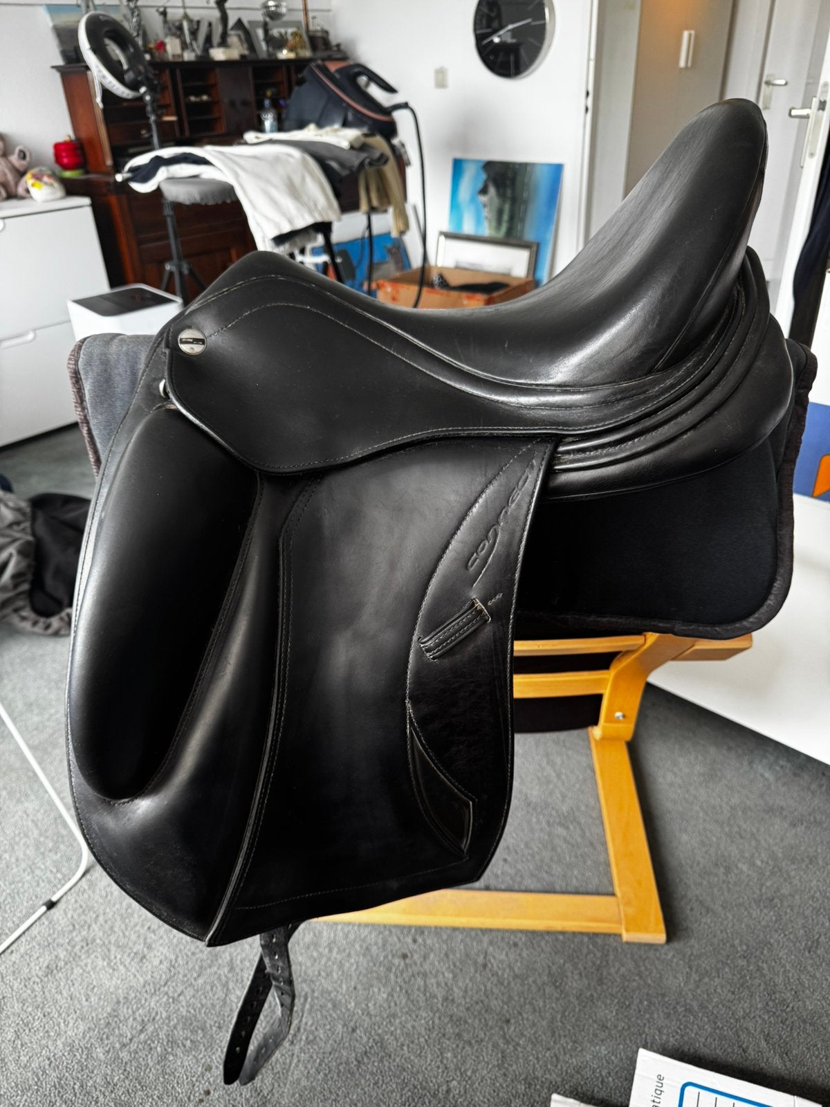Erreplus Connect Mono dressuurzadel 16 inch, Dieren en Toebehoren, Ophalen, Zo goed als nieuw, Dressuur