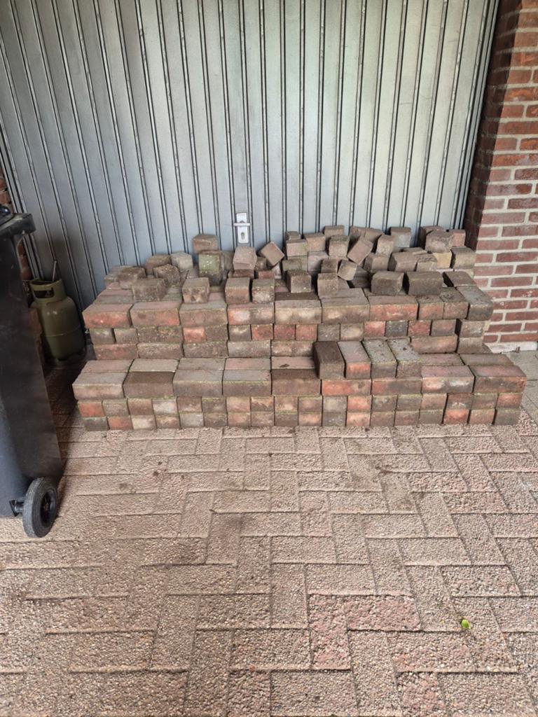 Beton klinkers, Doe-het-zelf en Verbouw, Metselstenen, Ophalen, Gebruikt, Beton
