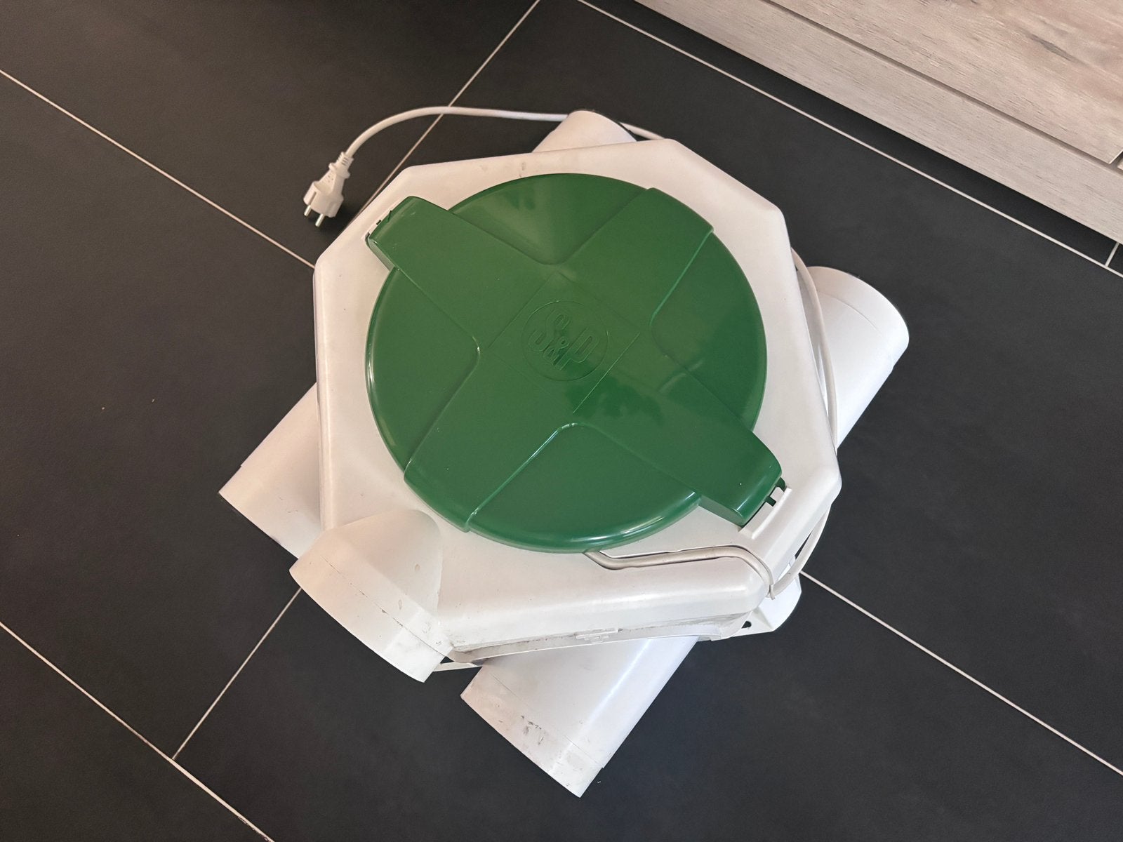 S&P Ecowatt woonhuisventilator – voor de handige klusser, Ophalen of Verzenden, Gebruikt, Ventilator