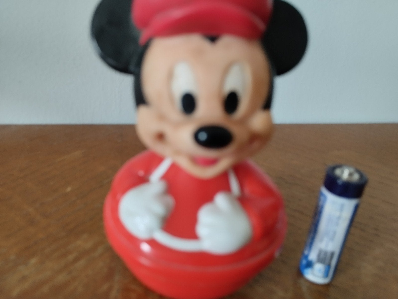 Vintage tuimelaar Micky Mouse, Ophalen of Verzenden, Zo goed als nieuw, Metaal of Blik