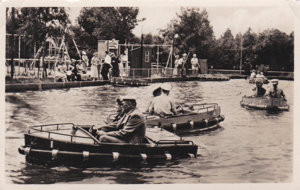 18588 speelpark Oud valkeveen gelopen 1960 Huizen Bussum, Verzenden, 1940 tot 1960, Gelopen, Noord-Holland