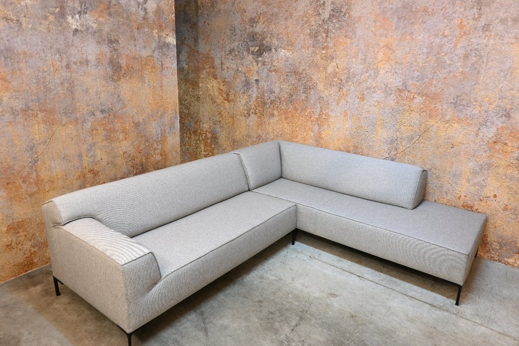 NIEUWbeklede Design on Stock Bloq hoekbank met dormeuse, Design on Stock, Ophalen of Verzenden, 150 cm of meer, Vierpersoons of meer