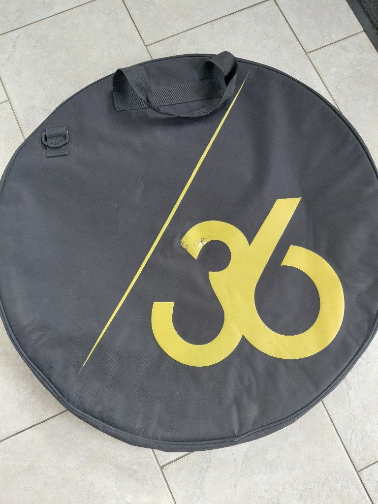 Dubbele wieltas / wielhoes, Ophalen of Verzenden, Gebruikt