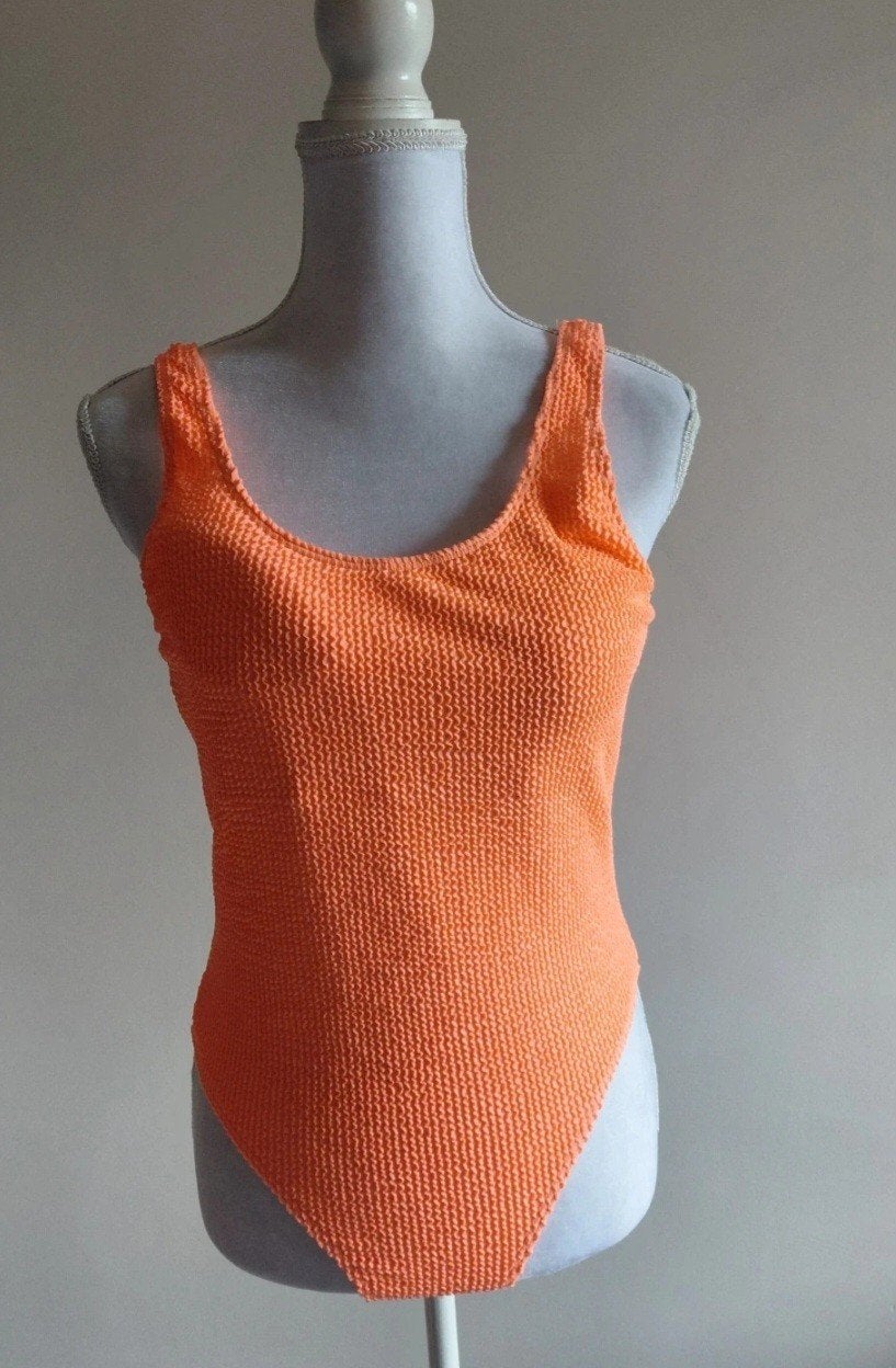 Oranje Badpak Maat L - Zo goed als nieuw, Kleding | Dames, Badmode en Zwemkleding, Ophalen of Verzenden, Badpak, Oranje, Onbekend
