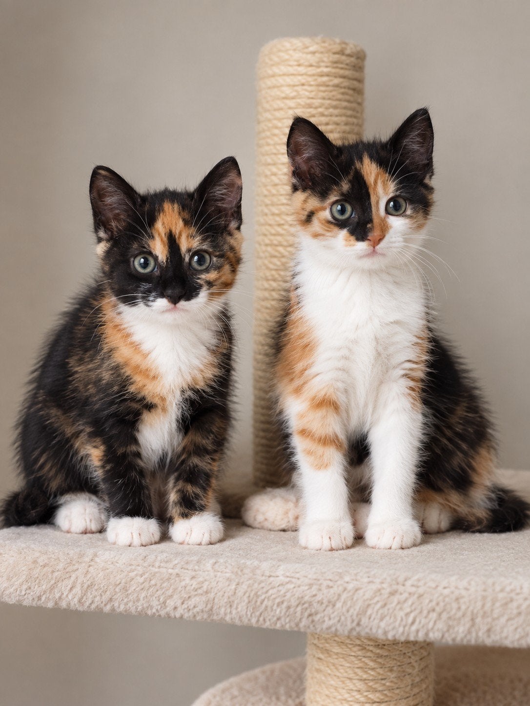 2 mooie lieve poesjes te koop, Poes, 0 tot 2 jaar