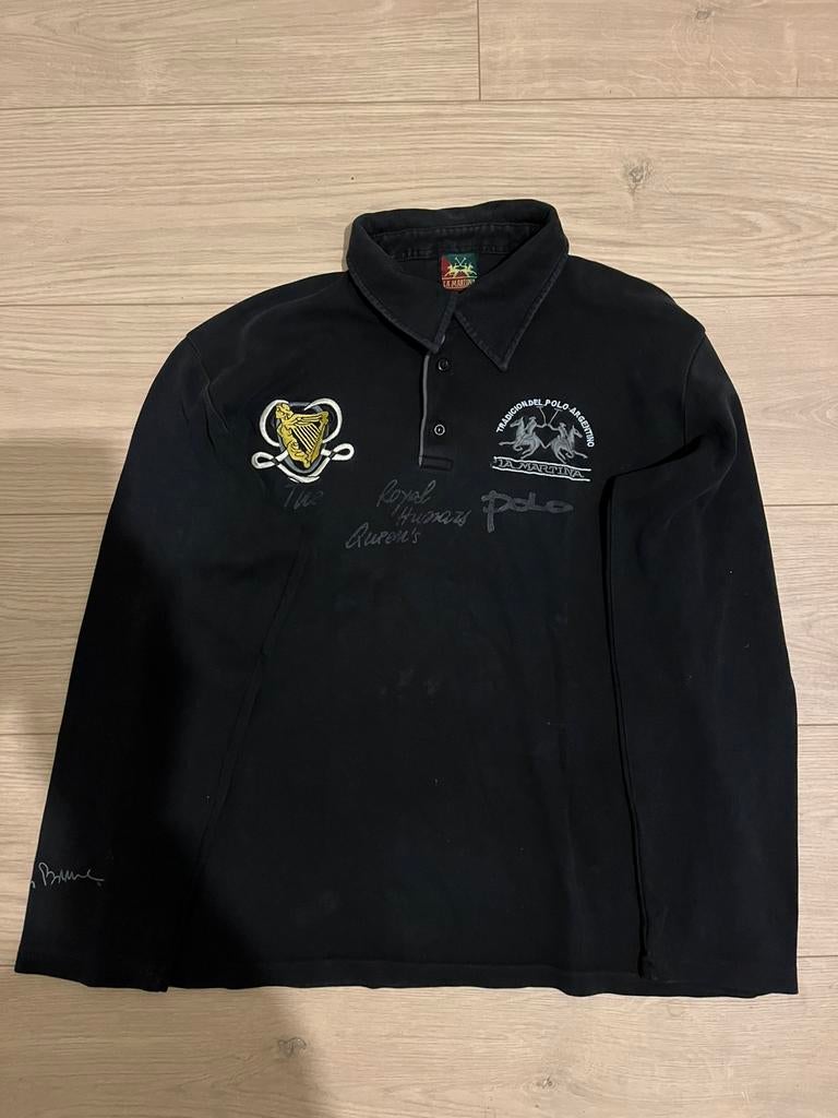 La Martina longsleeve maat XL, Ophalen of Verzenden, Zo goed als nieuw, Maat 56/58 (XL), Zwart