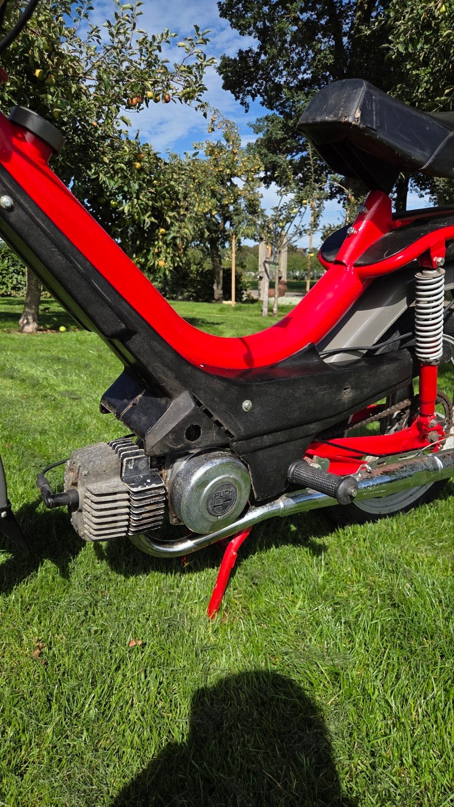 Puch Z-one bromfiets - Klassieke rode uitvoering, Ophalen, Gebruikt, 70 cc, Overige modellen