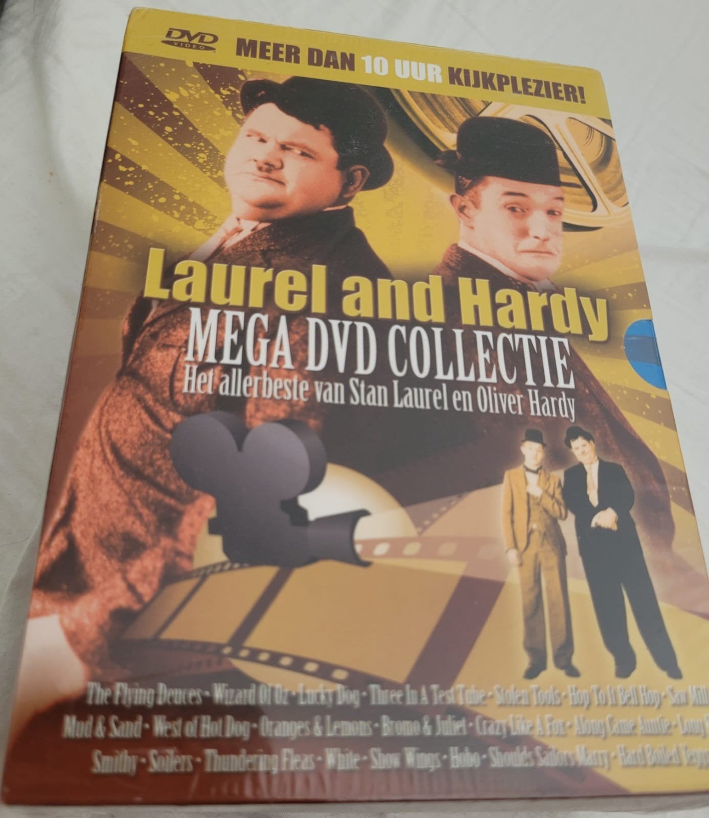 Laurel and hardy mega dvd collectie stan laurel oliver hardy, Ophalen of Verzenden, Zo goed als nieuw