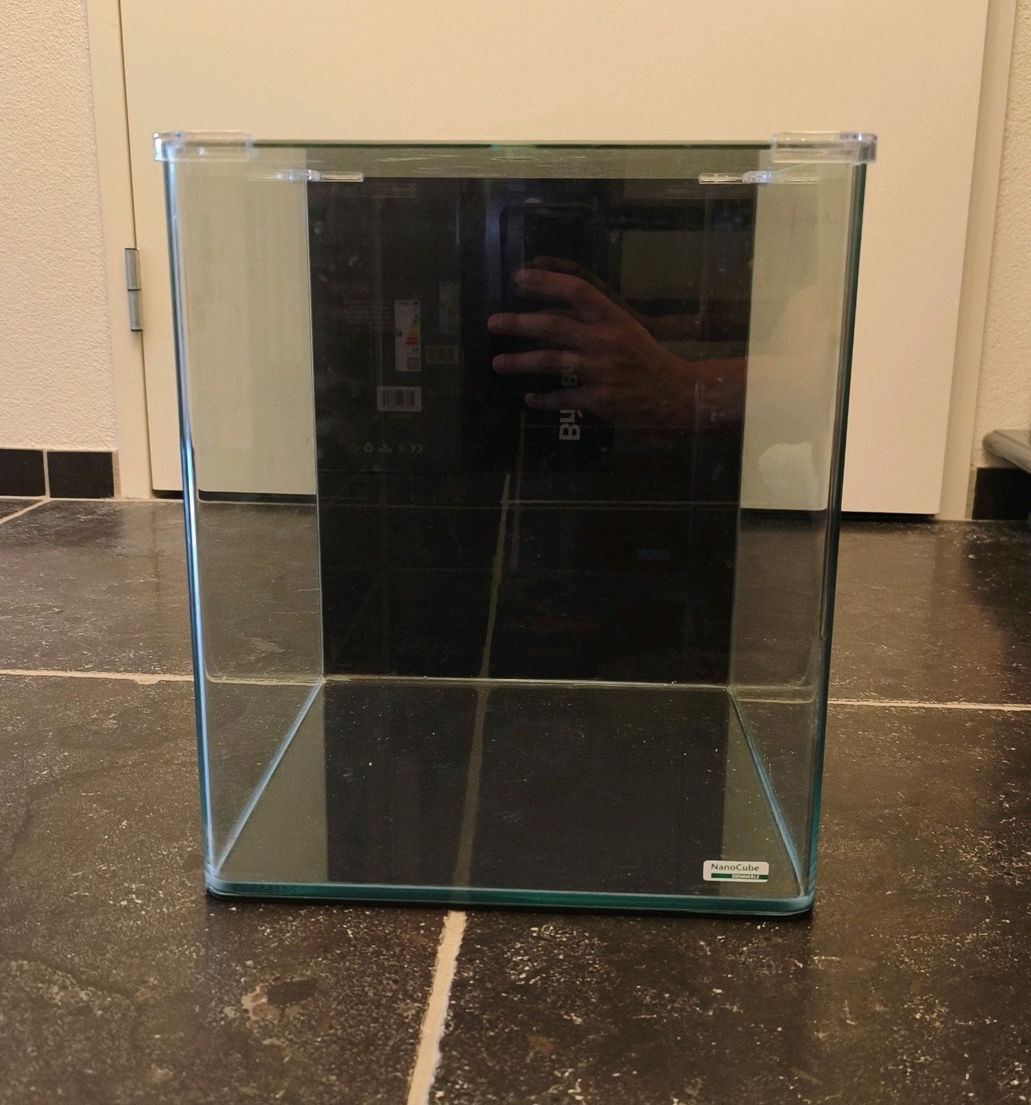 Dennerle Nano Cube 30 liter, 30x30x35, Dieren en Toebehoren, Vissen | Aquaria en Toebehoren, Ophalen, Zo goed als nieuw, Leeg aquarium