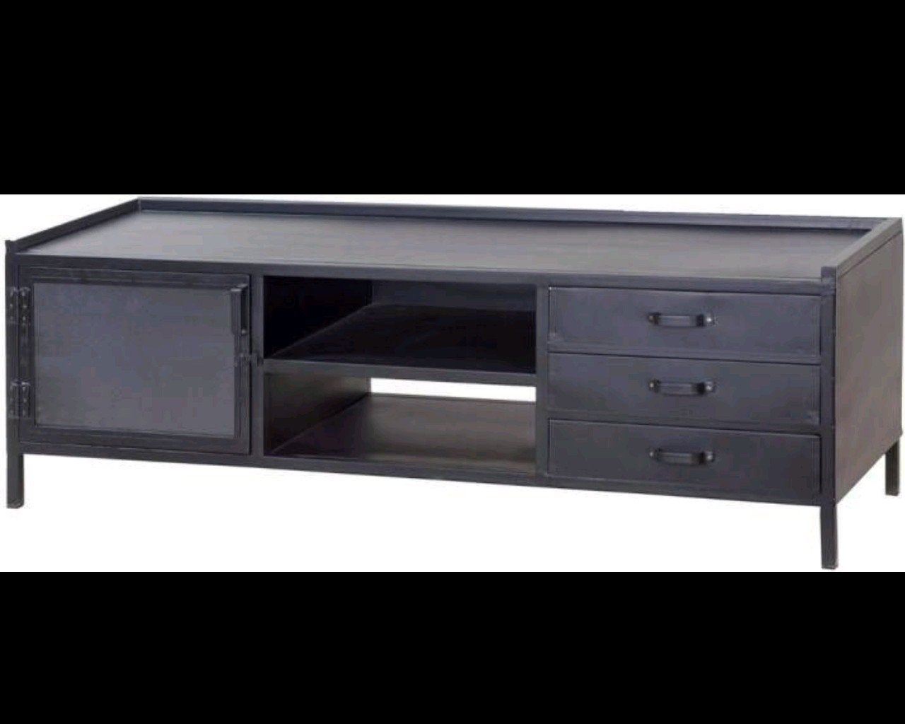 tv meubel industrieel, Ophalen, Gebruikt, 150 tot 200 cm, Minder dan 100 cm