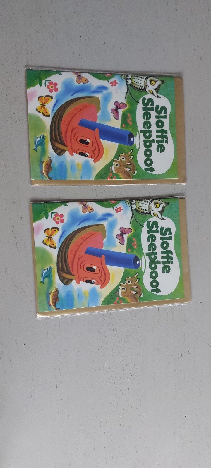 Sloffie Sleepboot Vintage Kaart Gouden Boekjes, Ophalen of Verzenden, Nieuw