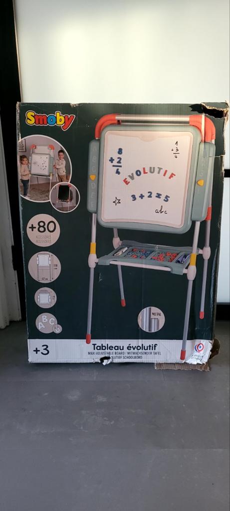 Smoby Maxi Verstelbaar Schoolbord - Nieuw (doos beschadigd), Ophalen, Nieuw, Taal en Lezen