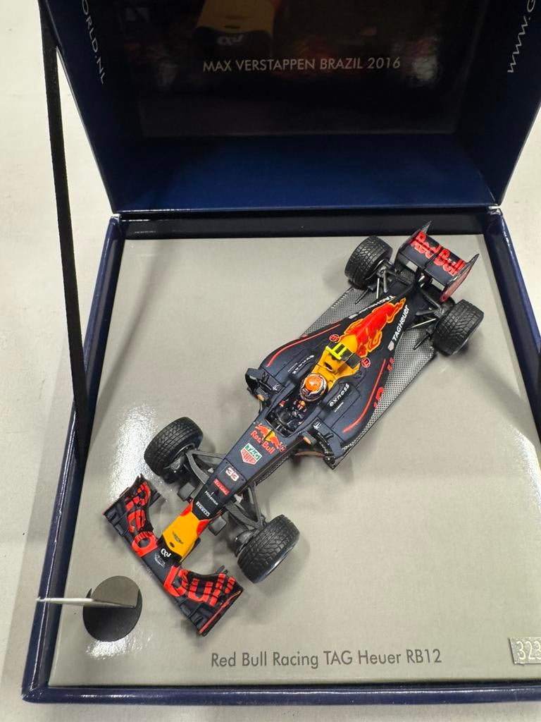 Max Verstappen 1:43 RB12, Hobby en Vrije tijd, Modelauto's | 1:43, Ophalen of Verzenden, Zo goed als nieuw, Auto, Overige merken