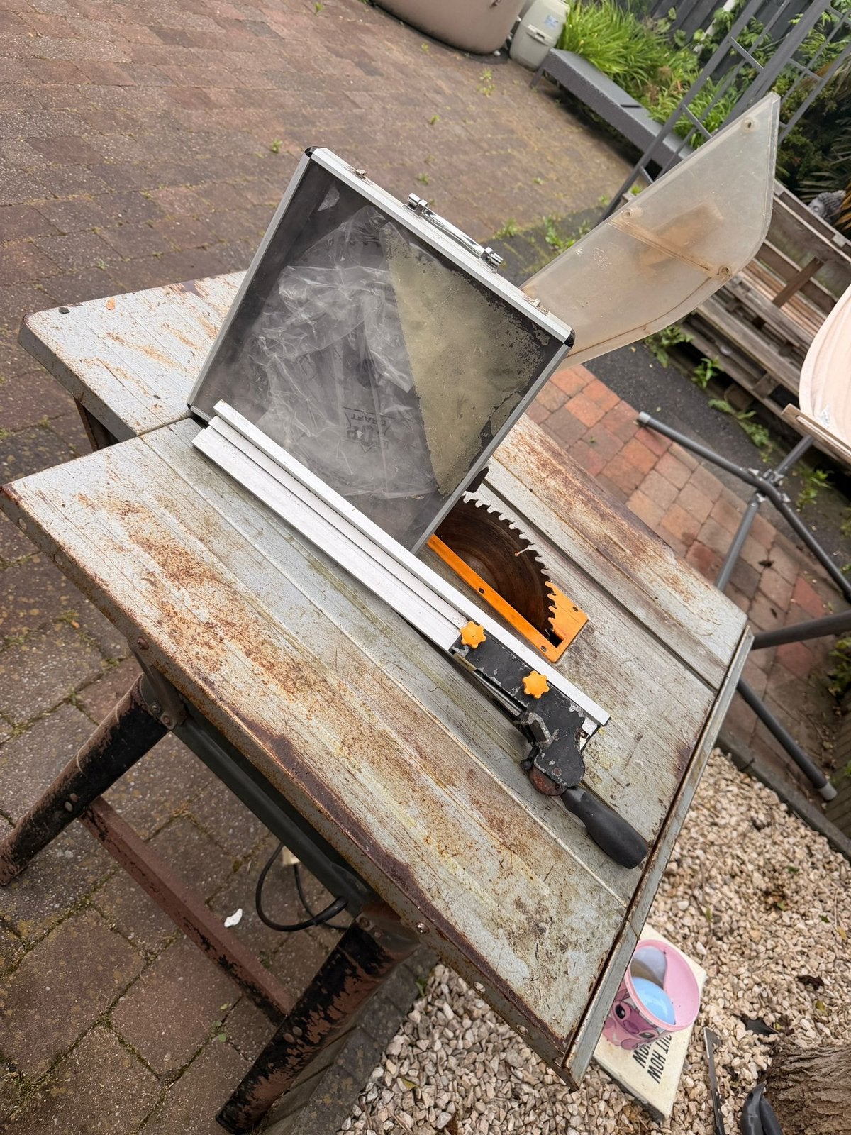 Tafelzaag , automatische zaag, MXPOWER, Ophalen, Zo goed als nieuw