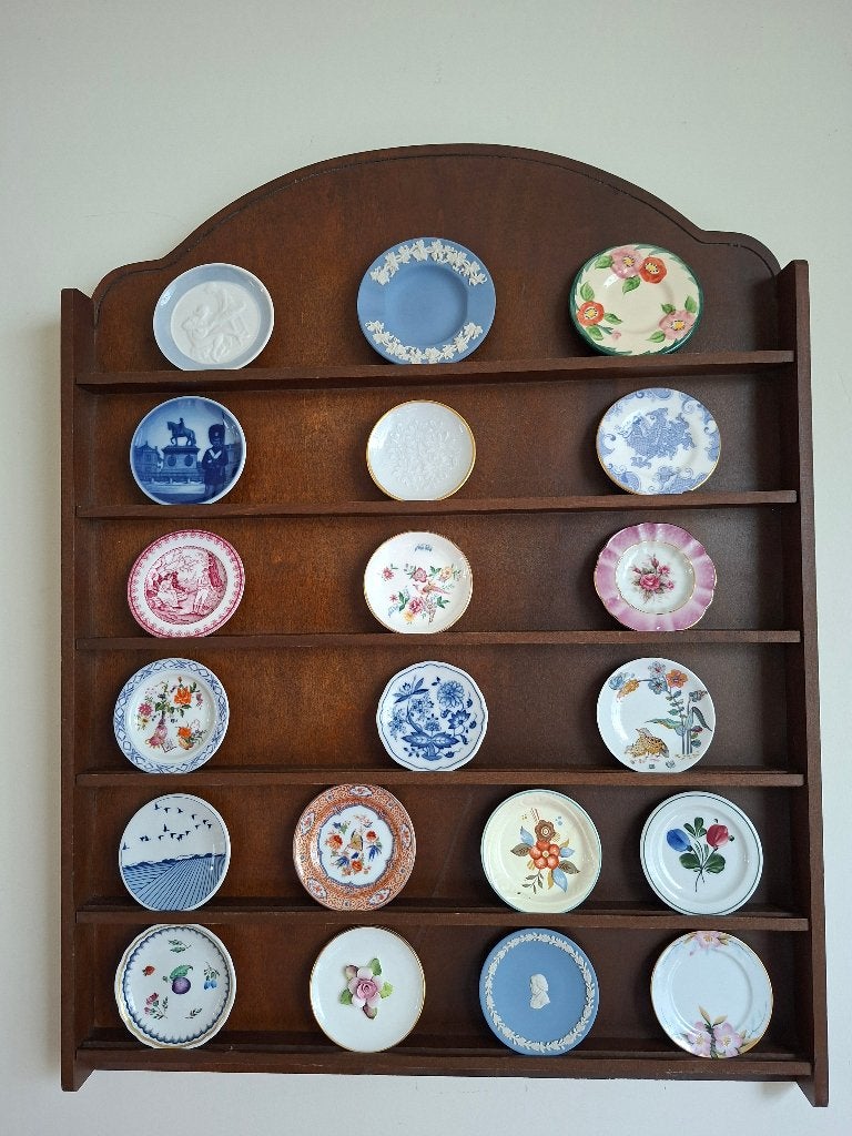 Miniature plates, porcelain houses, Antiek en Kunst, Ophalen of Verzenden