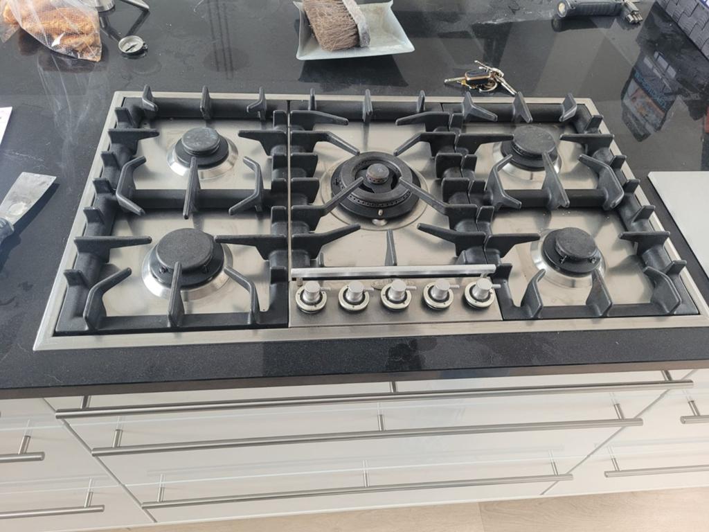 Bertolli gas kookplaat, Ophalen, Gebruikt, Minder dan 85 cm, Inbouw