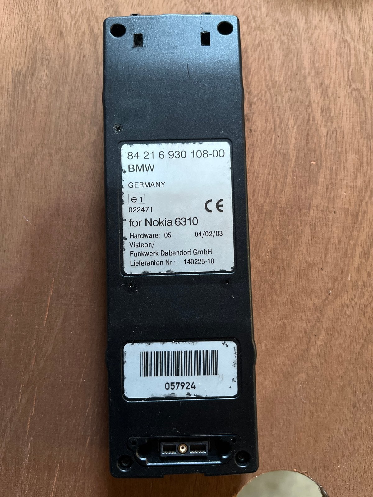 Adapter Mobiele Telefoon Nokia 6310 voor BMW, Ophalen of Verzenden, Gebruikt, Overige typen, Nokia
