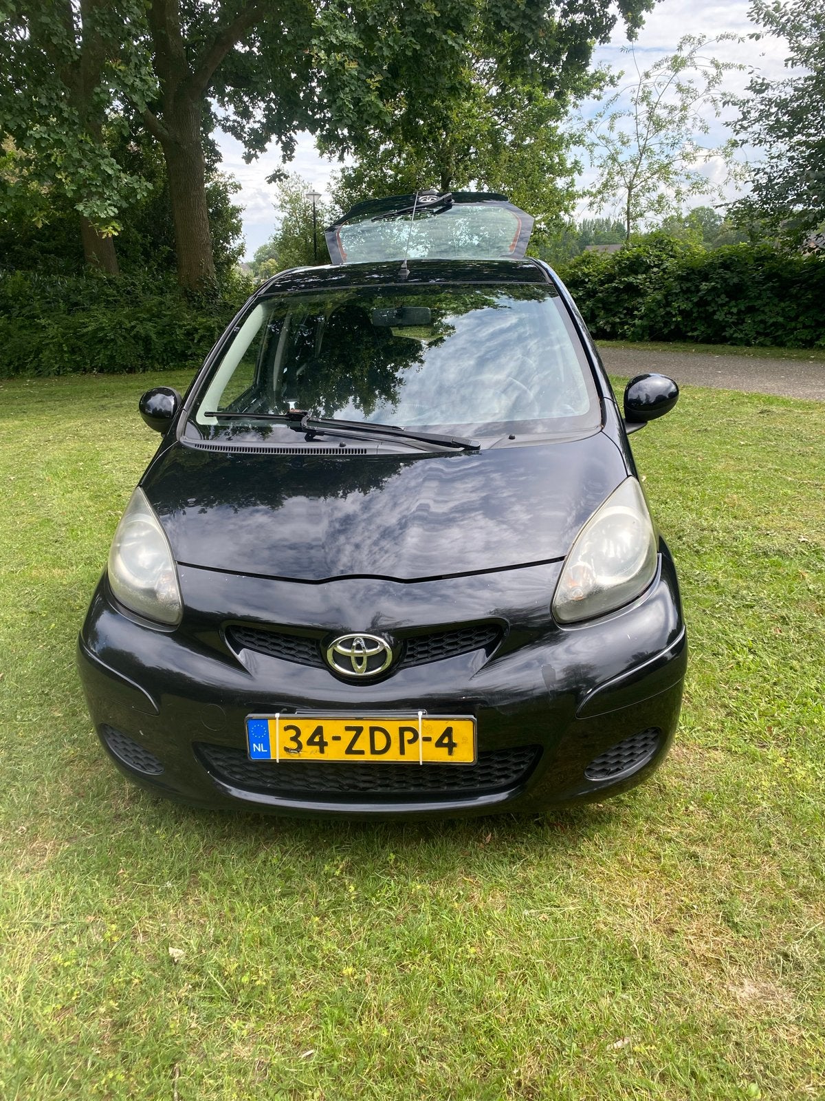 Toyota Aygo 1.0 12V Vvt-i 5DRS 2009 Zwart, Voorwielaandrijving, 4 stoelen, Handgeschakeld, Particulier