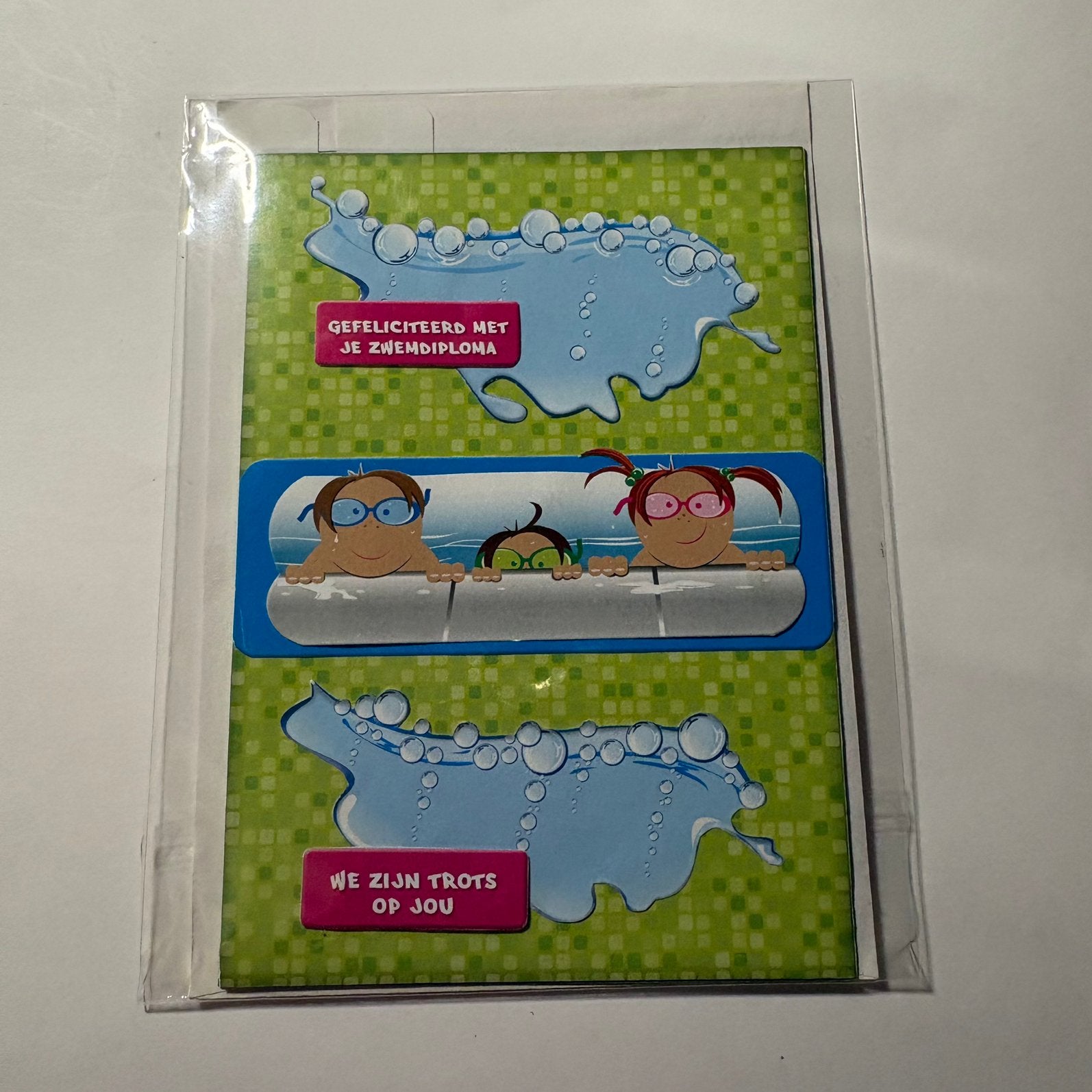 Kaart zwemdiploma, Ophalen of Verzenden, Zo goed als nieuw, Overige thema's