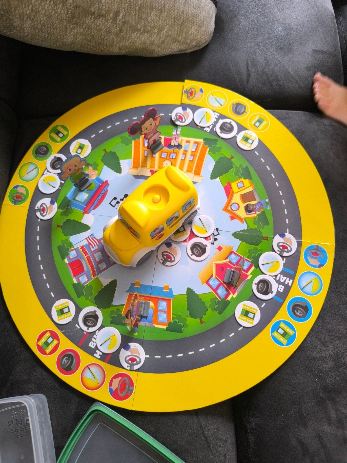 De Wielen van de Bus spel met werkende bus, Ophalen of Verzenden, Gebruikt, Jongen of Meisje