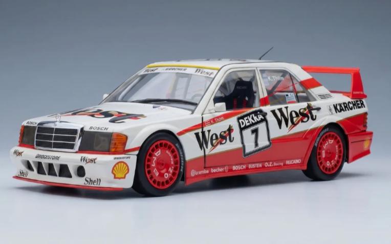 1:18 Mercedes-Benz 190E 2.5-16V Evo II - DTM 1991 #7 K Thiim, Hobby en Vrije tijd, Modelauto's | 1:18, Overige merken, Auto, .