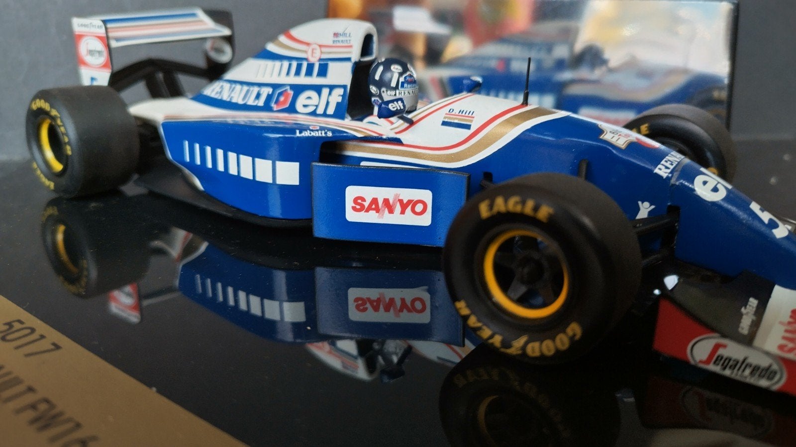 Williams Renault FW 16 Damon Hill 1:24 Onyx Pol, Overige merken, Auto, Verzenden, .