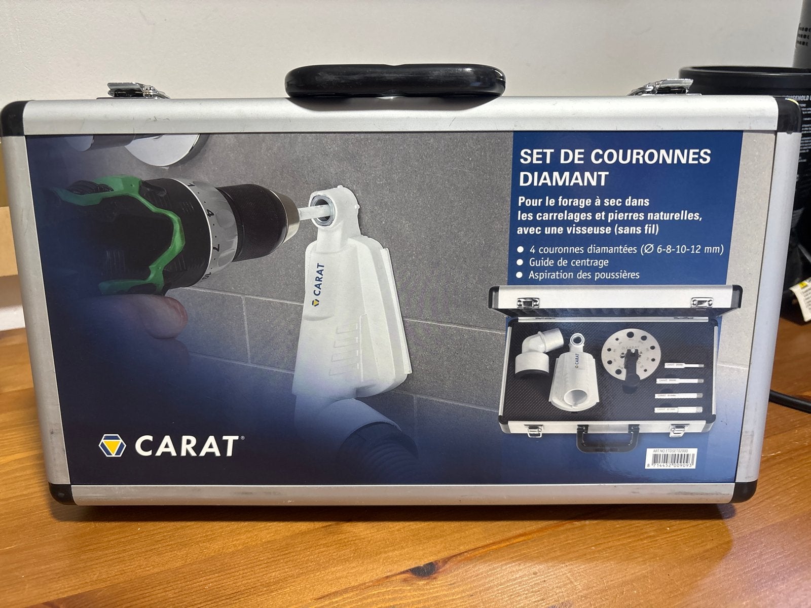 Carat Diamant Boorset voor droog boren, Ophalen of Verzenden, Zo goed als nieuw, Minder dan 400 watt, Overige typen