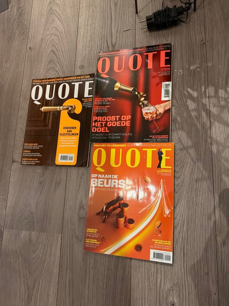 Quote magazines 3 stuks uit 2024, Ophalen of Verzenden, Zo goed als nieuw, Overige typen