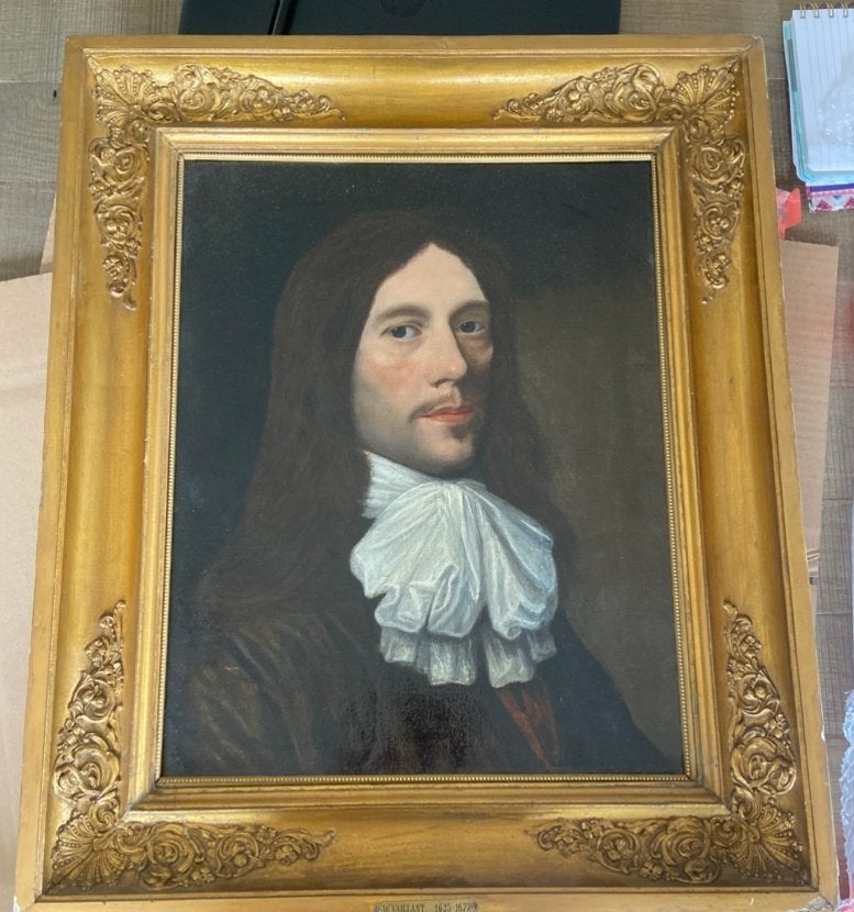 Antiek 17e/18e Eeuws Portret Schilderij, Antiek en Kunst, Kunst | Schilderijen | Klassiek, Ophalen of Verzenden