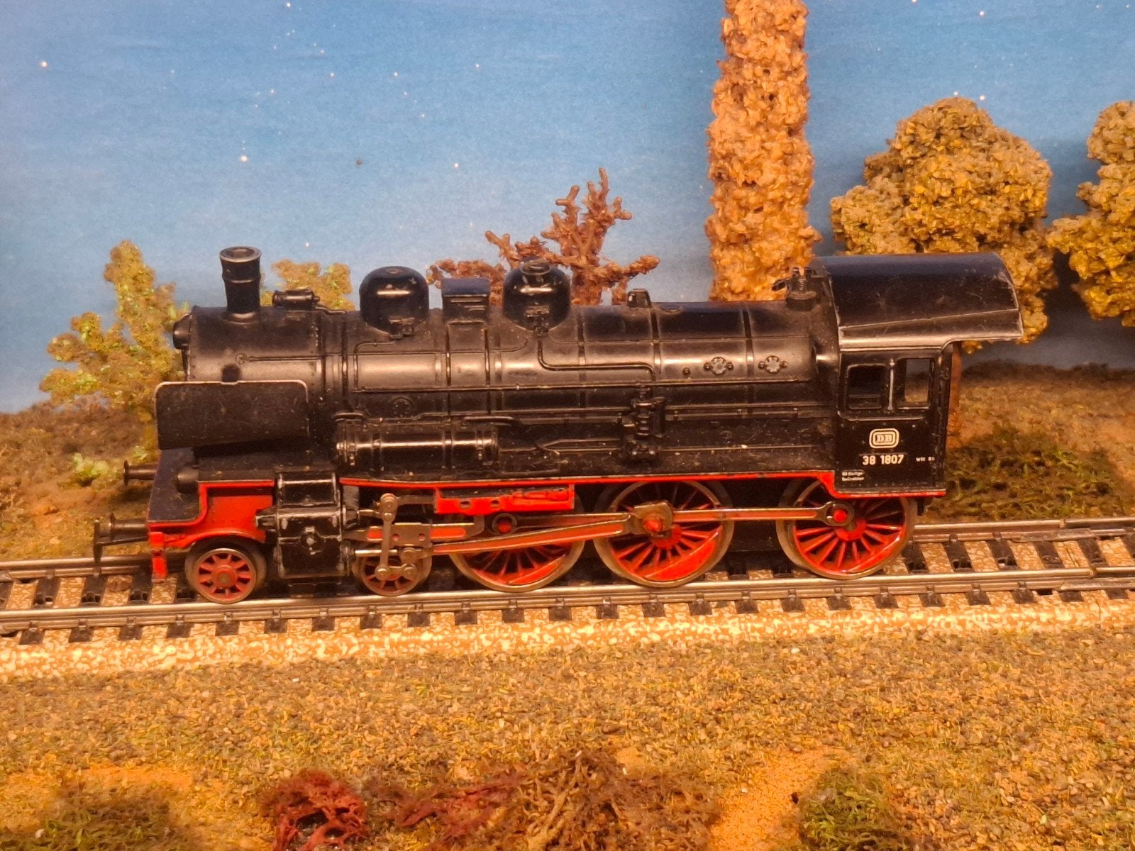 Marklin stoomlok gelijkstroom, Wisselstroom, Gebruikt, Locomotief, Ophalen of Verzenden