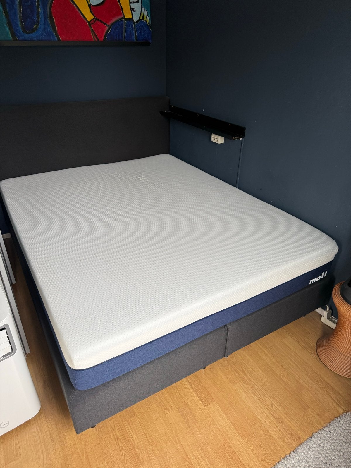 160x 200 cm Matt sleeps matras + original boxspring (NIEUWE), Ophalen, Verstelbaar, Boxspring met  hoofdbord en 160 cm matras