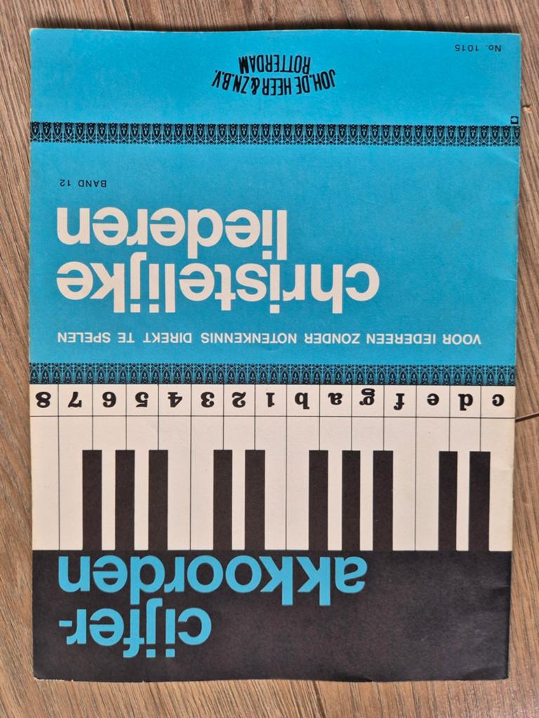 Cijfer-akkoorden Christelijke Liederen Band 12, Ophalen of Verzenden