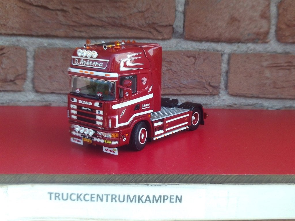 WSI  Scania  R4  Topline  4 x 2  van  D. Arkema,, Ophalen of Verzenden, Nieuw, Bus of Vrachtwagen, Wsi