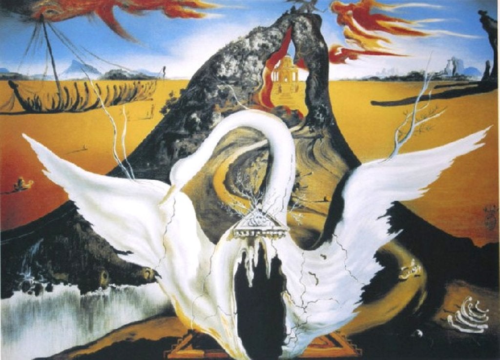 Salvador Dali (1904) Lithografie " Bachanale " Ges Gen, Antiek en Kunst, Personages en Fantasiefiguren, Gesigneerd in de plaat