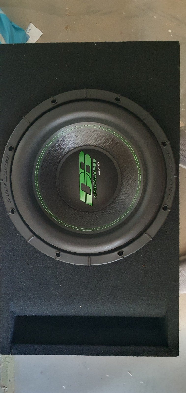 Deaf Bonce Apocalypse Subwoofer & CL5K-H Versterker, Ophalen, Gebruikt