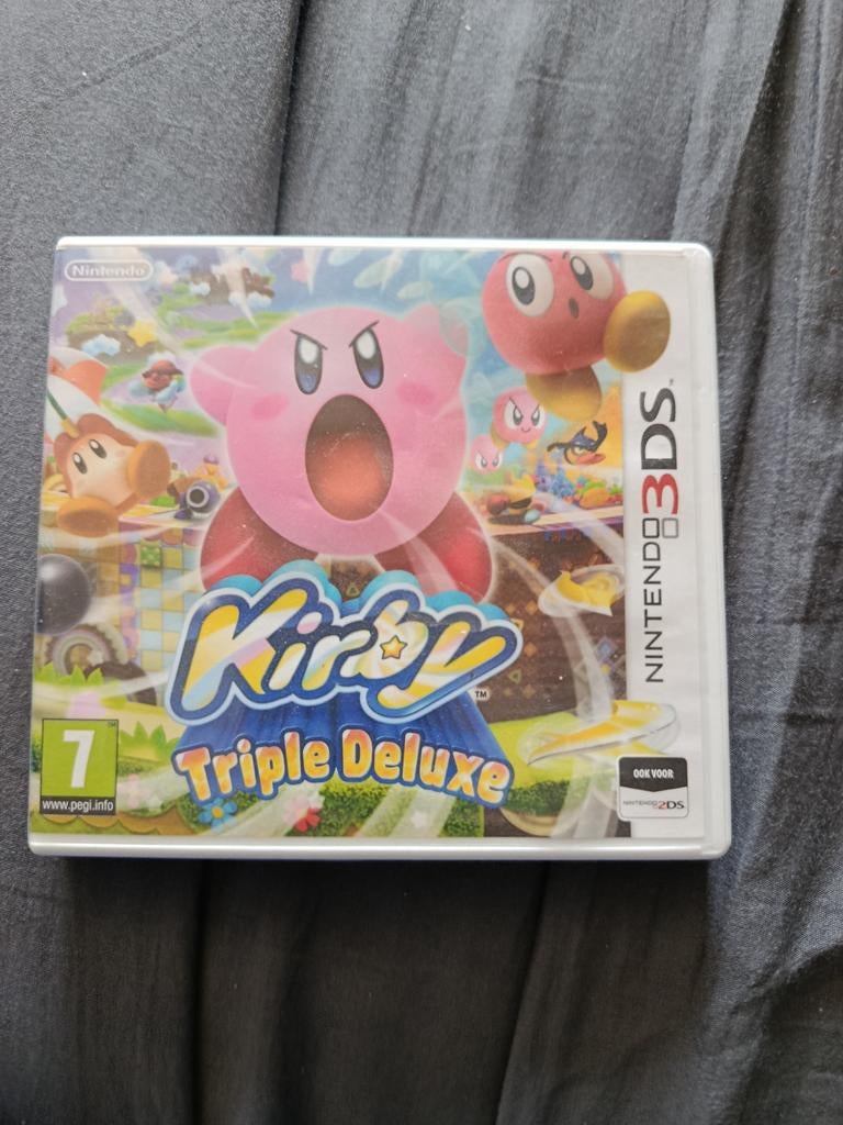 Kirby Triple Deluxe - Nintendo 3DS (Zo goed als nieuw), Avontuur en Actie, 1 speler, Ophalen of Verzenden, Zo goed als nieuw