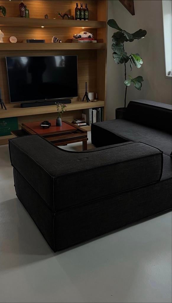 Cor Trio Modulaire Bank - Wolblend - Uitstekende Staat, Ophalen, 100 tot 125 cm, Hoekbank, 300 cm of meer