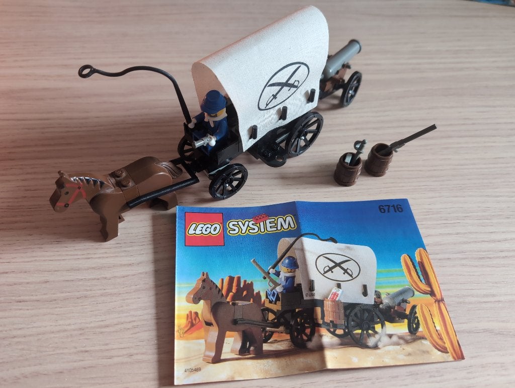Lego 6716 Covered Wagon (Western), Kinderen en Baby's, Speelgoed | Duplo en Lego, Compleet, Gebruikt, Overige thema's, Lego
