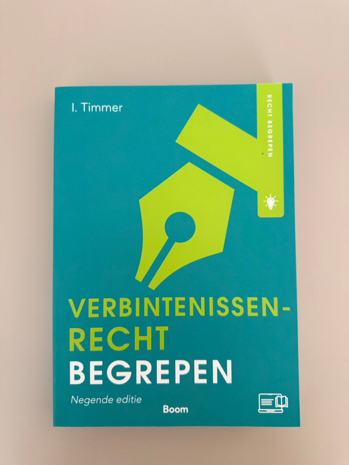 Verbintenissenrecht Begrepen 9e druk, Ophalen of Verzenden, Beta, Zo goed als nieuw, HBO