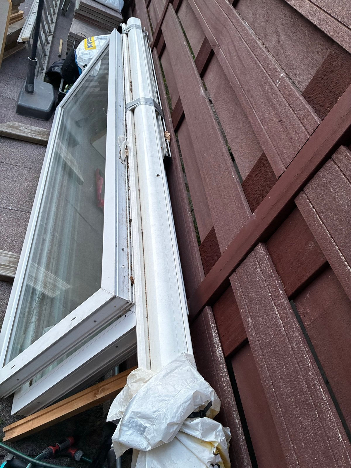 Elektrisch zonnescreen, Tuin en Terras, Zonneschermen, Ophalen, Gebruikt, Screen, Elektrisch