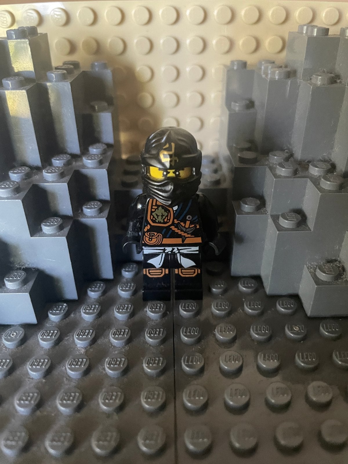 Lego ninjago jungle robe cole minifigure/poppetje!, Ophalen of Verzenden, Zo goed als nieuw