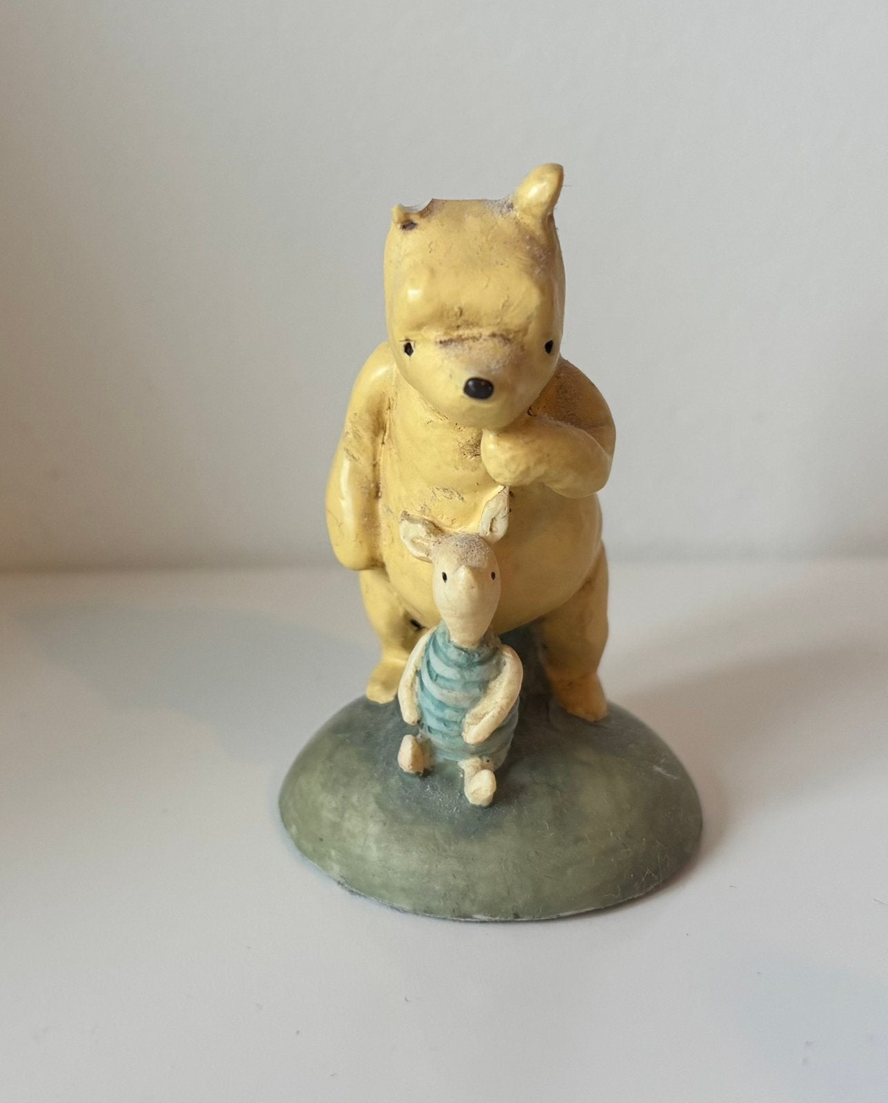Disney Classic Pooh Beeldje - Poeh & Knorretje (Charpente) -, Ophalen of Verzenden, Winnie de Poeh of vrienden, Gebruikt, Beeldje of Figuurtje