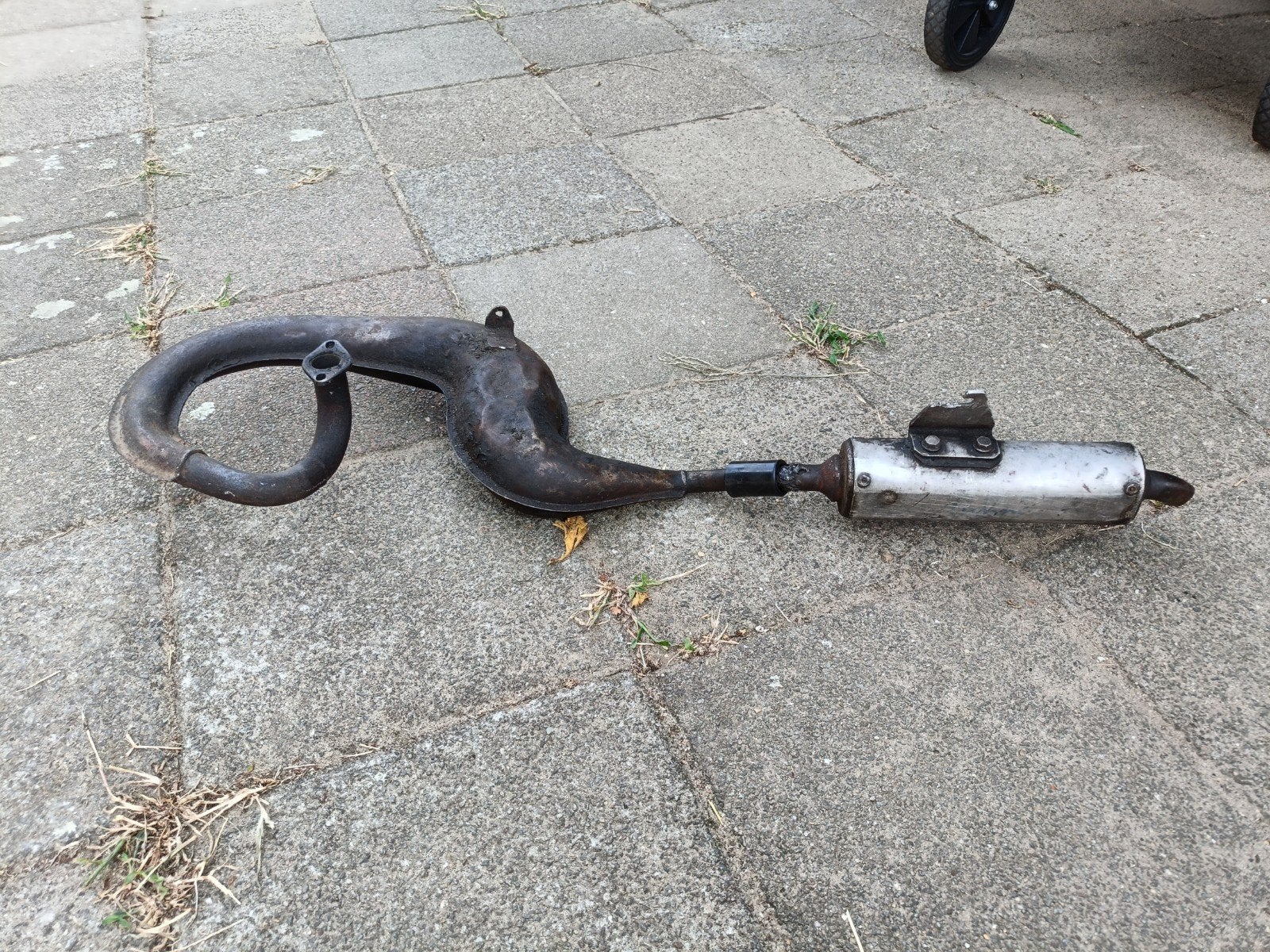 Puch Maxi zeldzame snelle Leovinci krul expansie uitlaat, Ophalen of Verzenden, Gebruikt, Leovinci