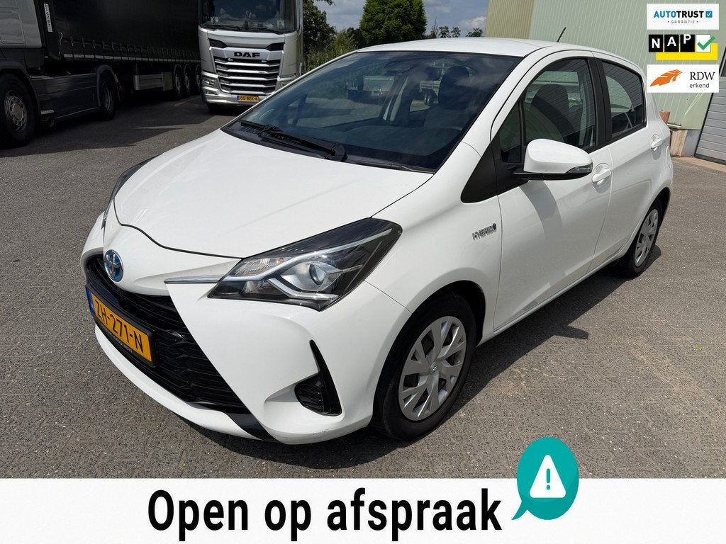 Toyota Yaris 1.5 Hybrid Active Multimedia scherm/Climate Con, Auto's, Toyota, 1497 cc, Euro 6, 4 cilinders, Wit