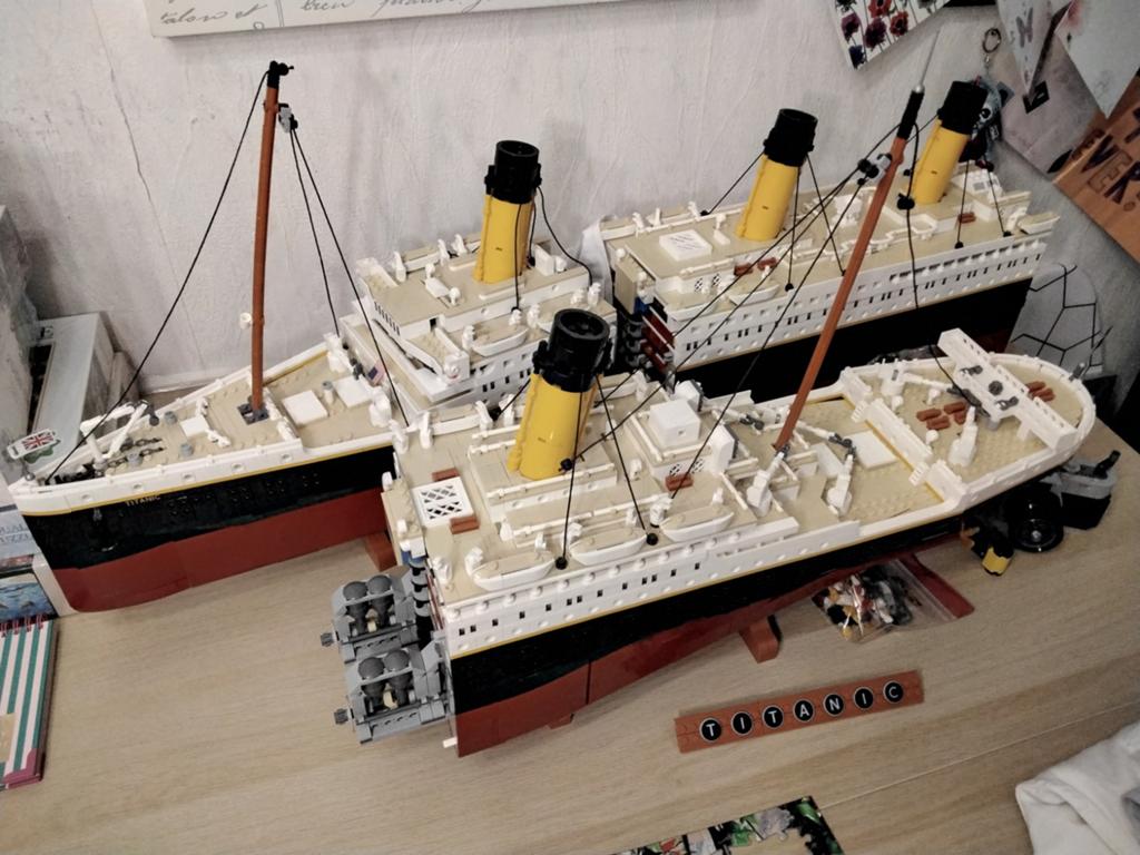 Lego titanic, set is niet origineel!, Kinderen en Baby's, Speelgoed | Duplo en Lego, Ophalen